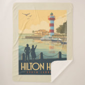 Hilton Head | South Carolina Sherpa Deken (Voorkant)
