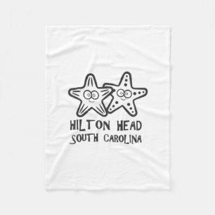 Hilton Head South Carolina Vakantie Meisjes Jongen Fleece Deken