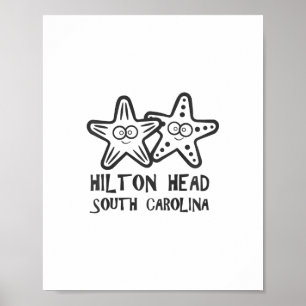 Hilton Head South Carolina Vakantie Meisjes Jongen Poster