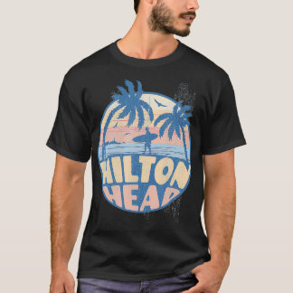 Hilton Head South Olina Beach Surf Zomervakantie T-shirt