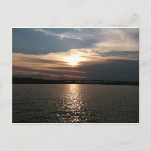 Hilton Head Sunset Briefkaart (Voorkant)