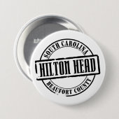 Hilton Head Titel Ronde Button 7,6 Cm (Voorkant /achterkant)