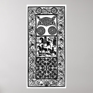 Hilton of Cadboll stone Poster