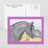 "Hilw bint Umm Ard" Briefkaart (Voorkant / Achterkant)
