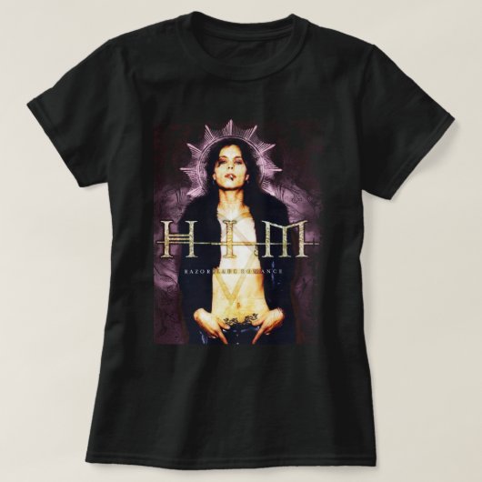 Him Band T-shirt Razorblade Romance HQ T shirt Hea (Design voorkant)