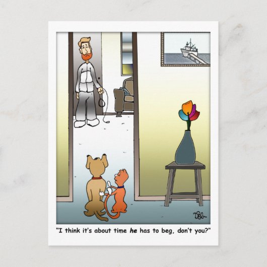 Him Beg Briefkaart maken (Voorkant)