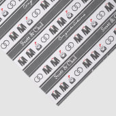 Him & Him Wedding Tissuepapier (Detail)