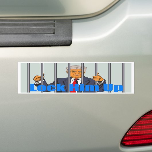 Him omhoog vergrendelen bumpersticker (Op auto)