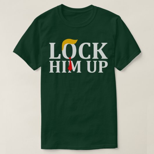 Him omhoog vergrendelen t-shirt (Design voorkant)
