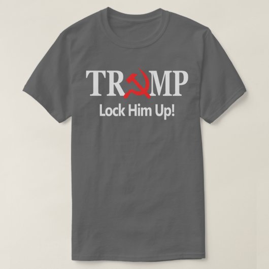 Him omhoog vergrendelen t-shirt (Design voorkant)