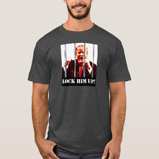 Him omhoog vergrendelen - Trunp t-shirt (Voorkant)