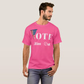 Him Out-stemming T-shirt (Voorkant volledig)