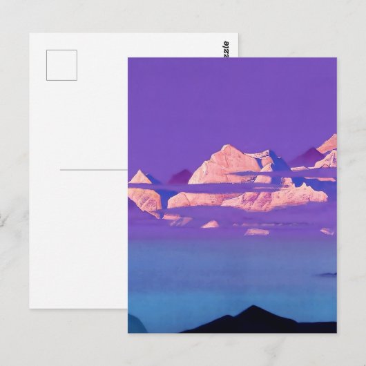 “Himalaya 1933” door Nicholas Roerich Briefkaart (Voorkant / Achterkant)