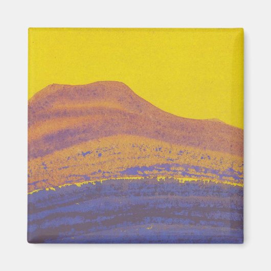 Himalaya (Bergagebergte) (door Nicholas Roerich) Magneet (Voorkant)