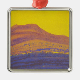 Himalaya (Bergagebergte) (door Nicholas Roerich) Metalen Ornament