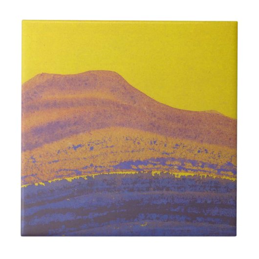 Himalaya (Bergagebergte) (door Nicholas Roerich) Tegeltje (Voorkant)