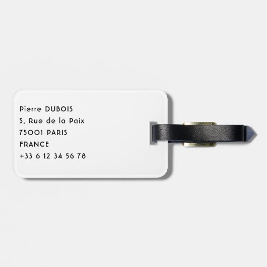 Himalaya-bergen onder wolken - Tibet Bagagelabel (Achterkant horizontaal)