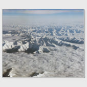 Himalaya-bergen onder wolken - Tibet Cadeaupapier (Vlak)