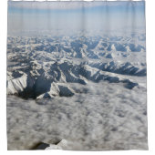 Himalaya-bergen onder wolken - Tibet Douchegordijn (Voorkant)