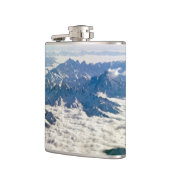 Himalaya-bergen onder wolken - Tibet Heupfles (Links)