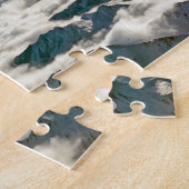 Himalaya-bergen onder wolken - Tibet Legpuzzel (Zijkant)