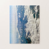 Himalaya-bergen onder wolken - Tibet Legpuzzel (Verticaal)