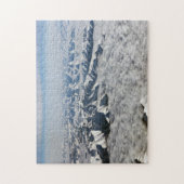 Himalaya-bergen onder wolken - Tibet Legpuzzel (Verticaal)