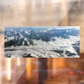 Himalaya-bergen onder wolken - Tibet Raamsticker (Vel 2)