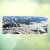 Himalaya-bergen onder wolken - Tibet Raamsticker (Vel 3)