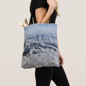 Himalaya-bergen onder wolken - Tibet Tote Bag (Dichtbij)
