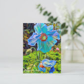 Himalaya Blue Poppy [Briefkaart] Briefkaart (Staand voorkant)