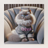 Himalaya Diva Cat Legpuzzel (Verticaal)