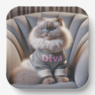 Himalaya Diva Cat Papieren Bordje