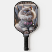 Himalaya Diva Cat Pickleball Paddle (Voorkant)