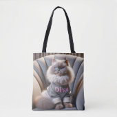 Himalaya Diva Cat Tote Bag (Voorkant)