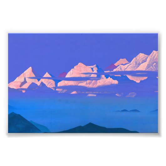 Himalaya door Nicholas Roerich Foto Afdruk (Voorkant)