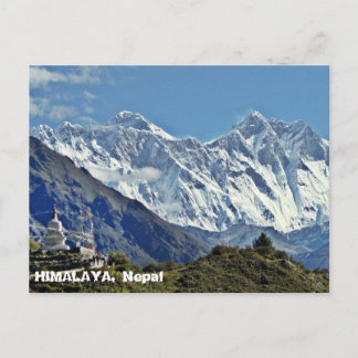HIMALAYA - Een van de 1000 uitzichten uit Nepal Briefkaart