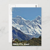 HIMALAYA - Een van de 1000 uitzichten uit NEPAL Briefkaart (Voorkant / Achterkant)