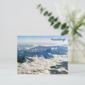 Himalaya-gebergte onder wolken - Tibet Briefkaart (Staand voorkant)