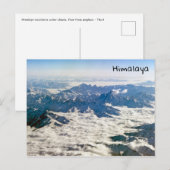 Himalaya-gebergte onder wolken - Tibet Briefkaart (Voorkant / Achterkant)