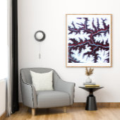 Himalaya gebergte vanuit de ruimte gezien poster