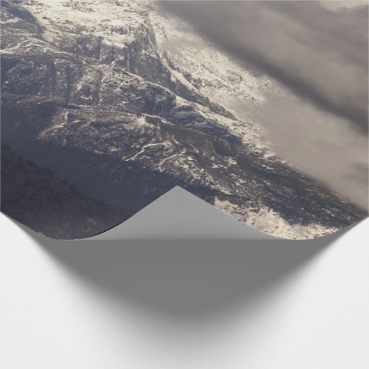 Himalaya in Bhutanbhutan, blauw, himalaya, landsch Cadeaupapier (Hoek)