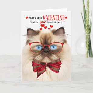 Himalaya kat katachtige Humor Valentijnsdag Feestdagen Kaart
