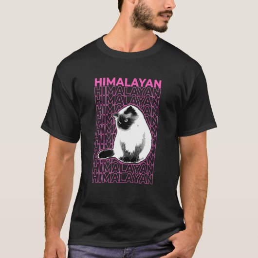 Himalaya kat pastel esthetisch t-shirt (Voorkant)