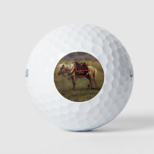 Himalaya (kleine paarden) (Vasily Vereshchagin) Golfballen (Voorkant)