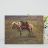 Himalaya (kleine paarden) (Vasily Vereshchagin) Kaart (Staand voorkant)