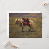 Himalaya (kleine paarden) (Vasily Vereshchagin) Kaart (Voorkant / Achterkant in situ)