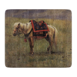 Himalaya (kleine paarden) (Vasily Vereshchagin) Snijplank