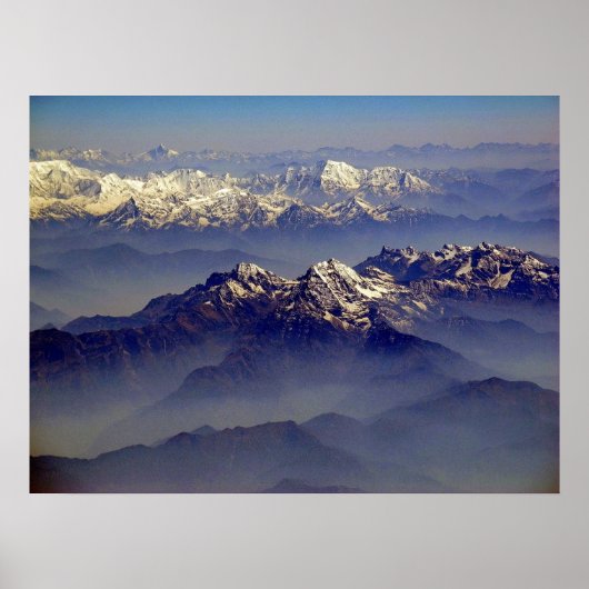 Himalaya Landschap Poster (Voorkant)