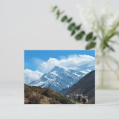 Himalaya Mount Everest India Nepal - reiszomer Briefkaart (Staand voorkant)